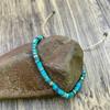 Beaded Adjustable Natural Turquoise Bracelet Natural Stone Perfect For Vacation Gifts Hand Knitting