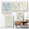 William Morris Museum Exhibition Gallery Wall Art Canvas Painting Nordic Posters And Prints Wall Pictures For Living Room Decor