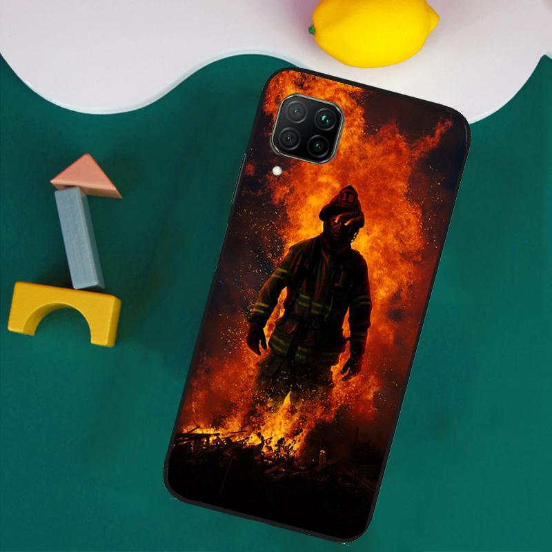 Firefighter Heroes Fireman For Huawei Nova Y91 Y90 Y60 Y70 Y61 9 10 SE Nova 11 Pro 3i 8i 11i 5T P20 P40 P30 Lite Case