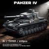 Sd.Kfz.182 Покрытый снегом Черный Тигр Тяжелый Бронированный Танк Строительные Блоки Гусеничная Военная Техника Модель Комплект Образовательная Сборка