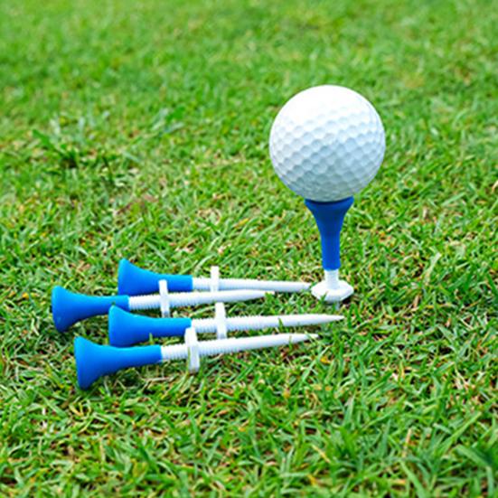 20Pcs Golf Tee Height Adjustable Sharp Tip Plastic Golf Holder Golf Training Aid Driving Range Indoor Outdoor Golf Spike Set