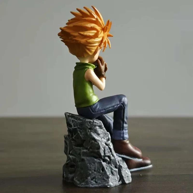9cm/3.5in  Anime Digimon Adventure Figure Ishida Yamato Play the harmonica Action Figures Pvc Statue Collection Model Toys Gifts