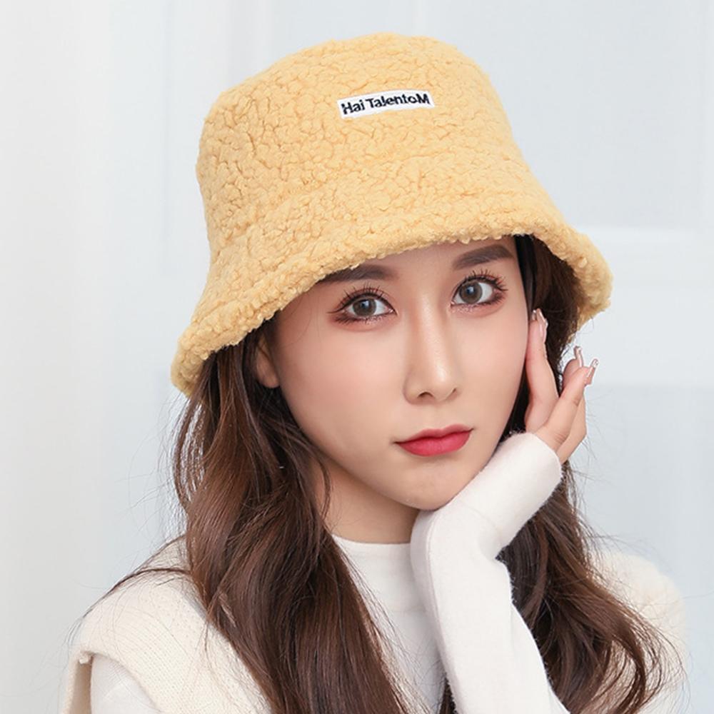 Warm Beanies Fisherman Cap Thick Warm Sun Caps Portable Bucket Hat Autumn Winter
