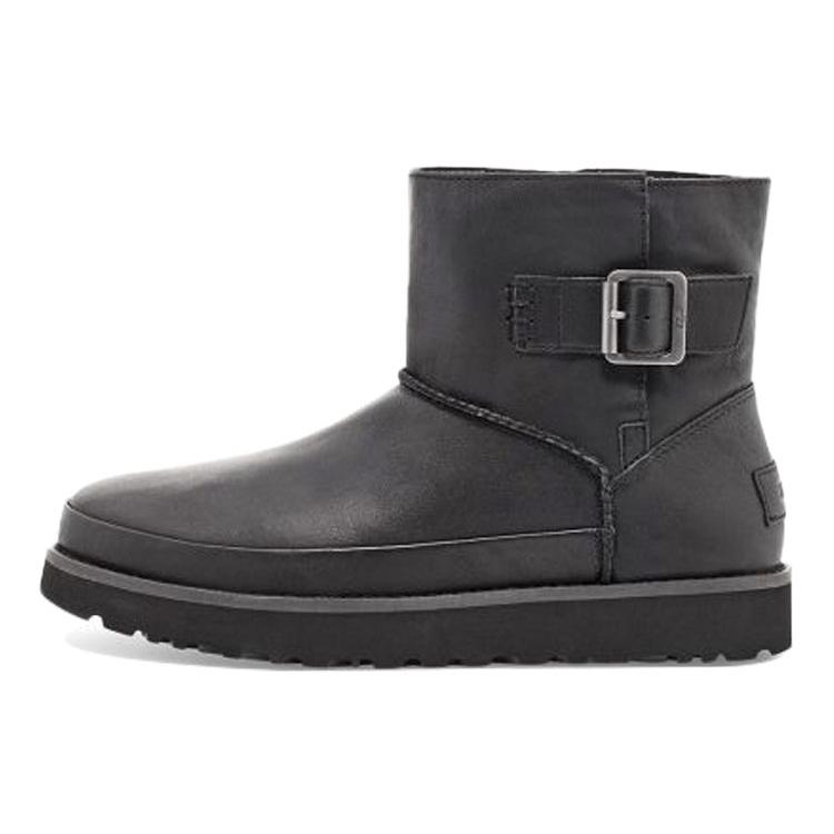 UGG Классический Деконструированный Мини Флисовый Черный Женский 1113191-BLK