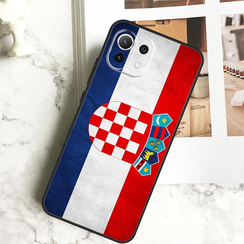 Croatia Flag Case For POCO X6 M6 Pro X5 X3 M5s F3 F5 Xiaomi 14 Ultra 12 13 Lite 11T 12T 13T Pro Cover