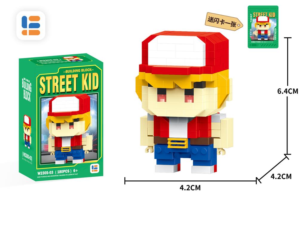 Anime Lega Street Fighter Fighting Game Action Building Blocks KenMasters Hoshi Ryu ABS Building Blocks Birthday Gift For Boys