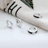 Women's Round Stud Earrings - Trendy Circle Ear Cuffs, Sleep-in Style, Korean Fashion