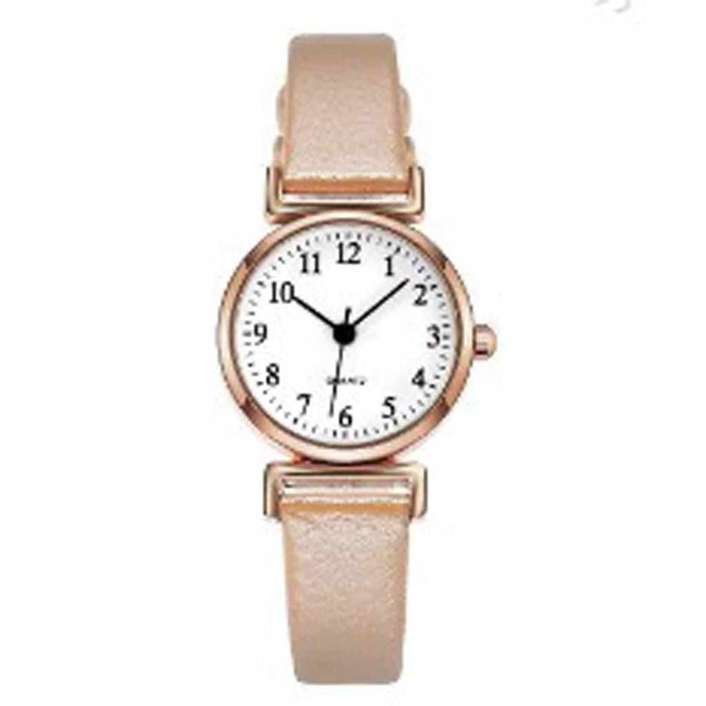 Женские модные кожаные часы