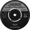 7-дюймовая пластинка WILLIE MITCHELL - Bad Eye HLU10039 London Records, 1966 Великобритания Соул/Фанк Б/У