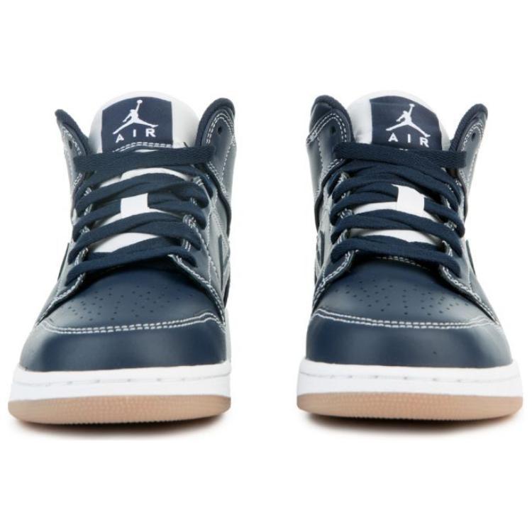 (GS) Air Jordan 1 Retro Mid 'Obsidian' Kids' 554725-402