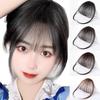 Hanzhuo Bangs Partial Bangs Human False Heat Fully Easy To For Everyday Extension False Hair Bangs Only Side Wig, Wig, Wig, Hair, Ladies, Natural,