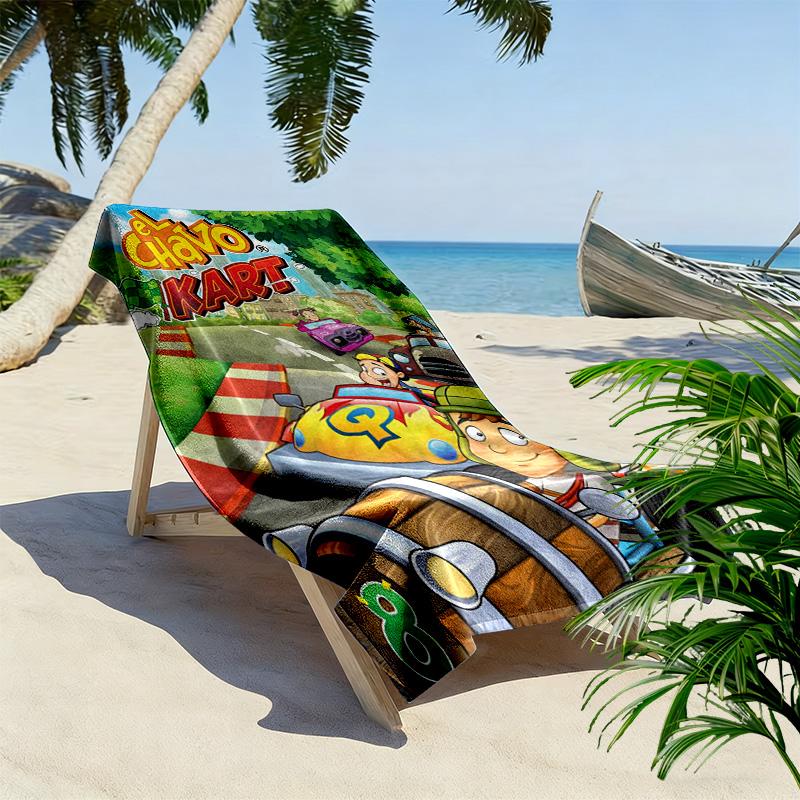 El Chavo 2D Flat Print Beach Towel, Large Soft Quick Dry Towel for Beach Camping SwimmingSSTJ0917071