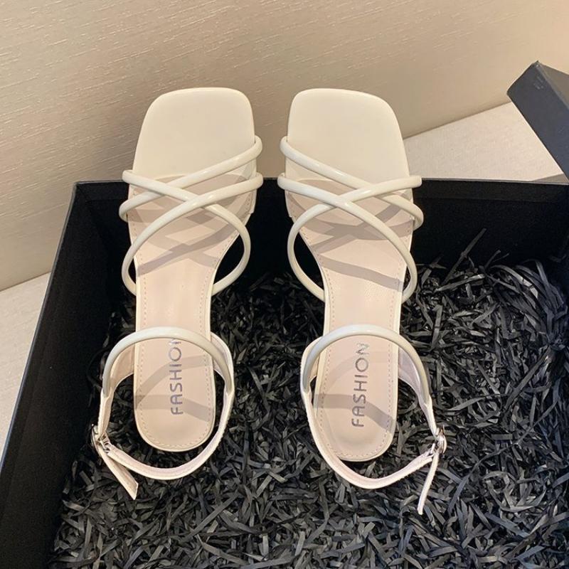 New Brand Women Shoes Summer High Heels Sandals Designer Party Pumps Shoes Dress Wedding Sexy Fad Chunky Womens Shoes