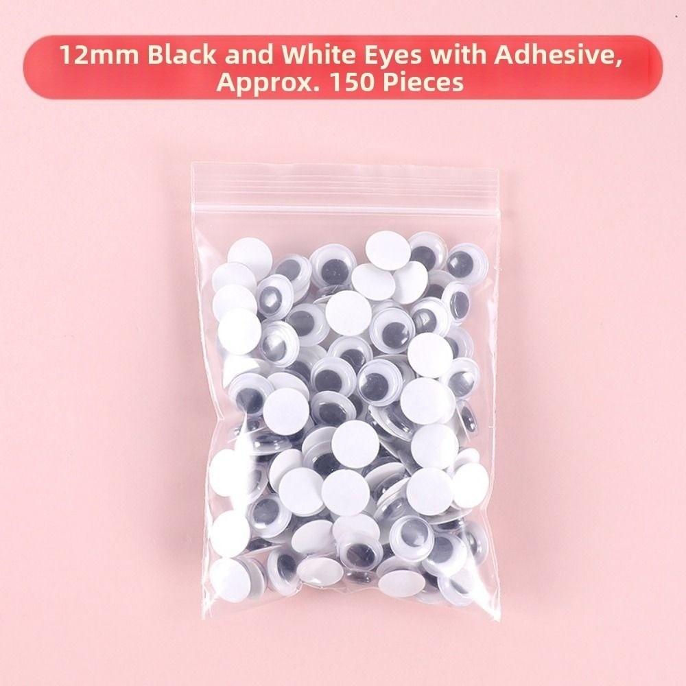 3D Dolls Activity Eyes with Eyelashes Wiggling Moving Eyes Dolls Eyes Accessories Toys