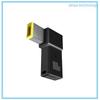 Адаптер постоянного тока PD Induction Elbow из цинкового сплава мощностью 100 Вт: Type-C Female к Lenovo Square Port 1145, 20 В