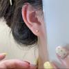 Earring Beads Simple Ear Cable New Popular Fashion Light Luxury Exquisite Earring Niche Design