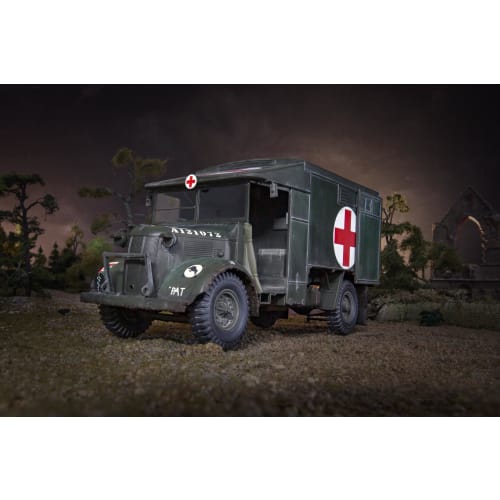 Airfix 1/35 British Army Austin K2/Y Ambulance Plastic Model X1375 Molded Color A1375