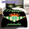 Real Betis Balompié Bedding Quilt Set Quilt Cover Pillowcase Home Decoration Birthday Gift (1 * duvet cover + 2 * pillowcase, without core)