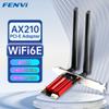FENVI AX210 WiFi 6E PCI-E Adapter 5374Mbps BT5.3 Tri-Band 2.4G/5G/6Ghz 802.11AX Wireless Network Wi-Fi Card For PC Windows10/11 3