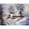 5D алмазная живопись Зимняя Природа вышивка крестиком Мозаика картина из стразов Diy Алмазная вышивка полный набор Декор снежного пейзажа