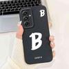 For Samsung Galaxy A17 4G Case New Lucky Letters A-Z Soft Silicone Back Cover For Samsung a17 A17 4G 5G 2025 Phone Cases Bumper