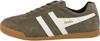 Gola Harrier Suede Sneakers (CMA192) Khaki Green/white/black