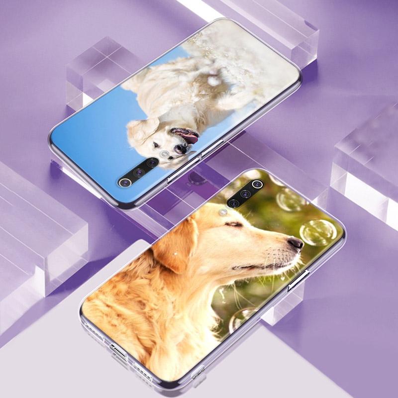 Милый прозрачный чехол с изображением золотистого ретривера для Xiaomi Mi Note 11 11T 11i 10i 10T 10 9 9T SE 8 Lite Pro Ultra, чехол для телефона