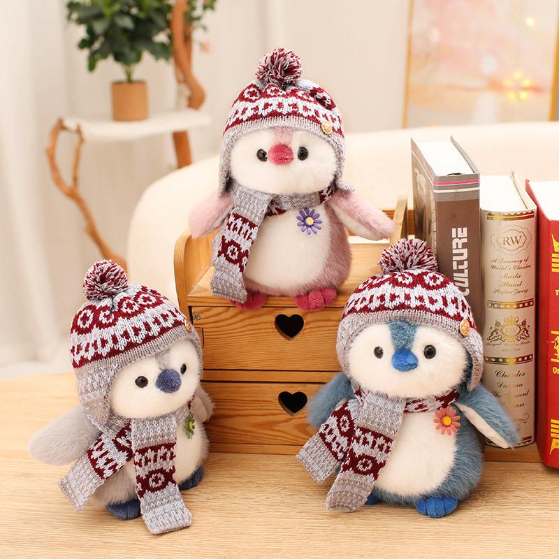 Милый милый шарф пингвин кукла плюшевая игрушка маленький пингвин кукла сумка для девочки детская успокаивающая кукла