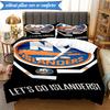 3PCS Islanders Hockey Pride Bedding Set,Including 1pc Duvet Cover And 2pcs Pillowcases Perfect for Bedroom, Dormitory, Fan Christmas gift
