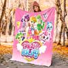 Magic Sweety Flannel Blanket Soft Warm All-Season Throw, Design for Camping, Car Travel, Hiking Sofa, Bed, Office Perfect Gift for Parties