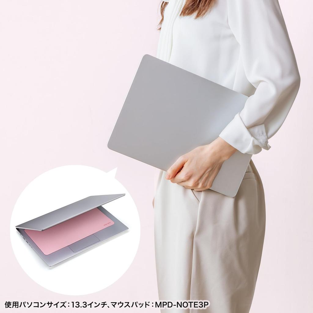 Sanwa Supply Mouse Pad for Laptops 3-Way (Gray) MPD-NOTE3GY