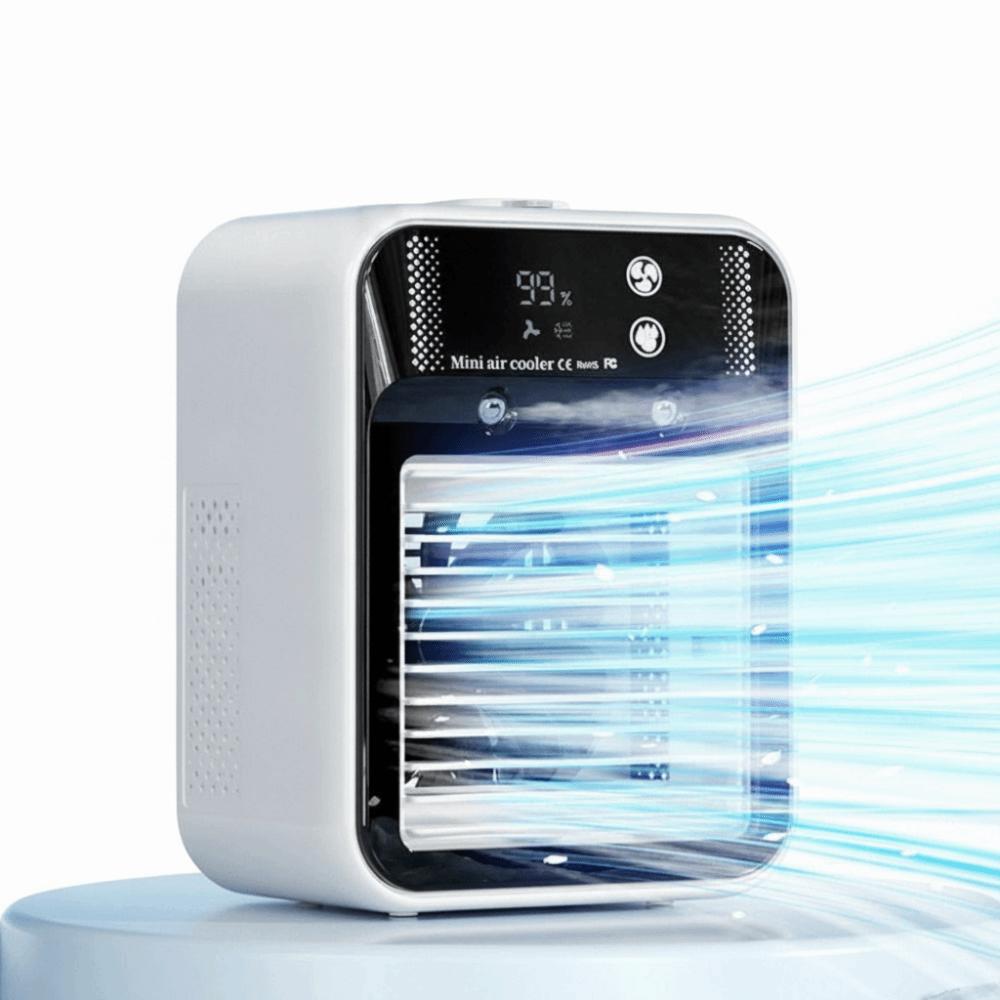 Ultrasonic Atomization Desktop Air Cooler Mute Operation Electric Fan Office Humidification
