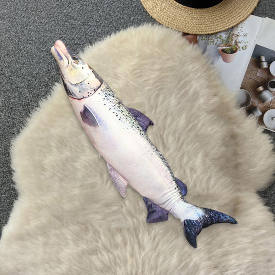 Имитация морской рыбы, плюшевая игрушка, скумбрия, щука, тунец, лосось, плюшевая кукла, спальная подушка, украшение для дома, дети, взрослые, подарок на день рождения, Рождественский подарок