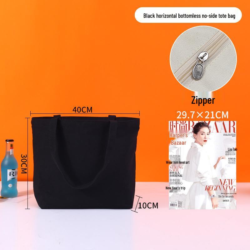 Высококачественная холщовая сумка-тоут с индивидуальным логотипом - Белая, Пустая, Персонализированная печать