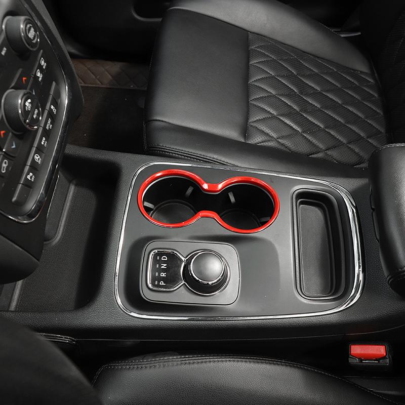 BAWA Front Cup Holder Trim Decoration For Dodge Durango 2011 2012 2013 2014 2015 2016 2017 2018 2019 2020 2021 2022 2023 OO1