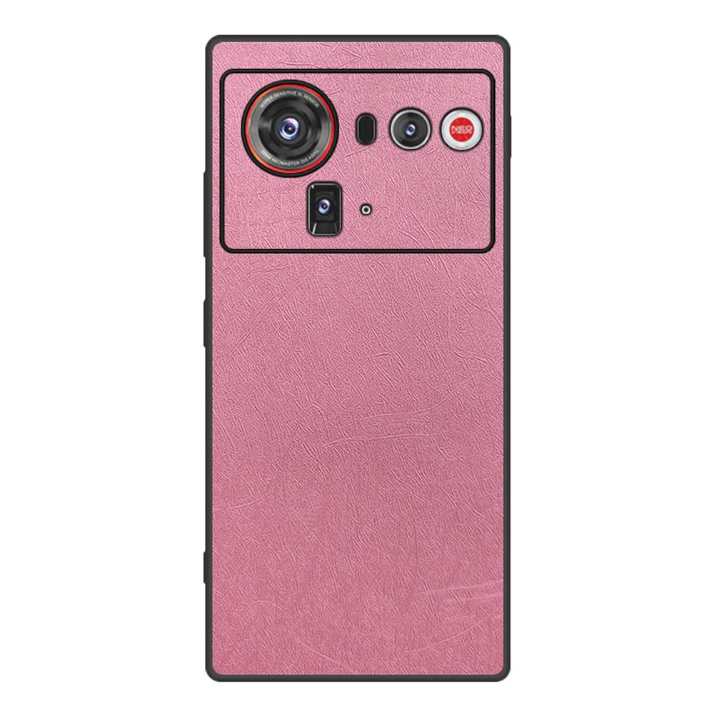 Чехол для ZTE nubia Z80 Ultra 5G с шелковистой текстурой из ПУ-кожи, покрытый ПК ТПУ, Защитная задняя крышка телефона