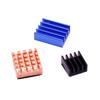 Raspberry Pi 4 Model B Aluminum Heatsink Set with Adhesive - 3 Pieces