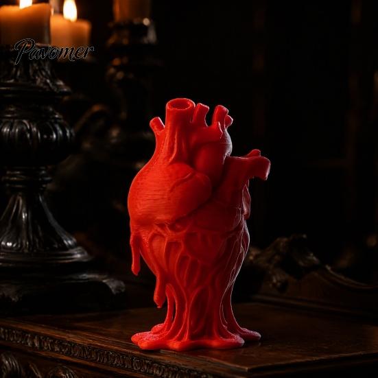 Настольные украшения в стиле Dark Academia, 3D-печатная модель человеческого сердца, анатомическая фигурка, декоративная скульптура, иммерсивные реквизиты для сцен триллера с