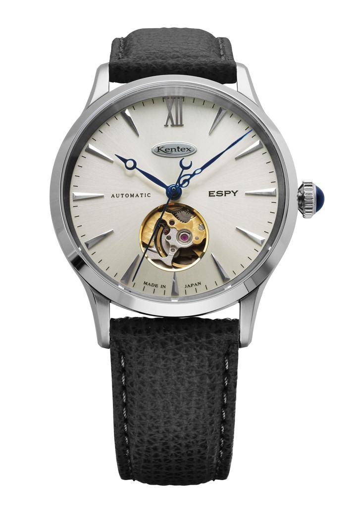 Механические автоматические часы ESPY Dress Open Heart Silver [Kentex] E660M-02 мужские