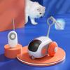 Smart Cat Toy Car Interactive Cat Toy Ball Automatic Rolling Remote Control Toy Car Indoor Cat Accessories Pet Kitten Supplies