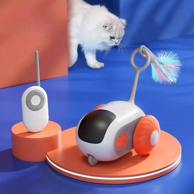 Умная игрушечная машинка для кошек интерактивная игрушка-мяч для кошек автоматическая катящаяся игрушечная машинка с дистанционным управлением аксессуары для домашних кошек товары для котят