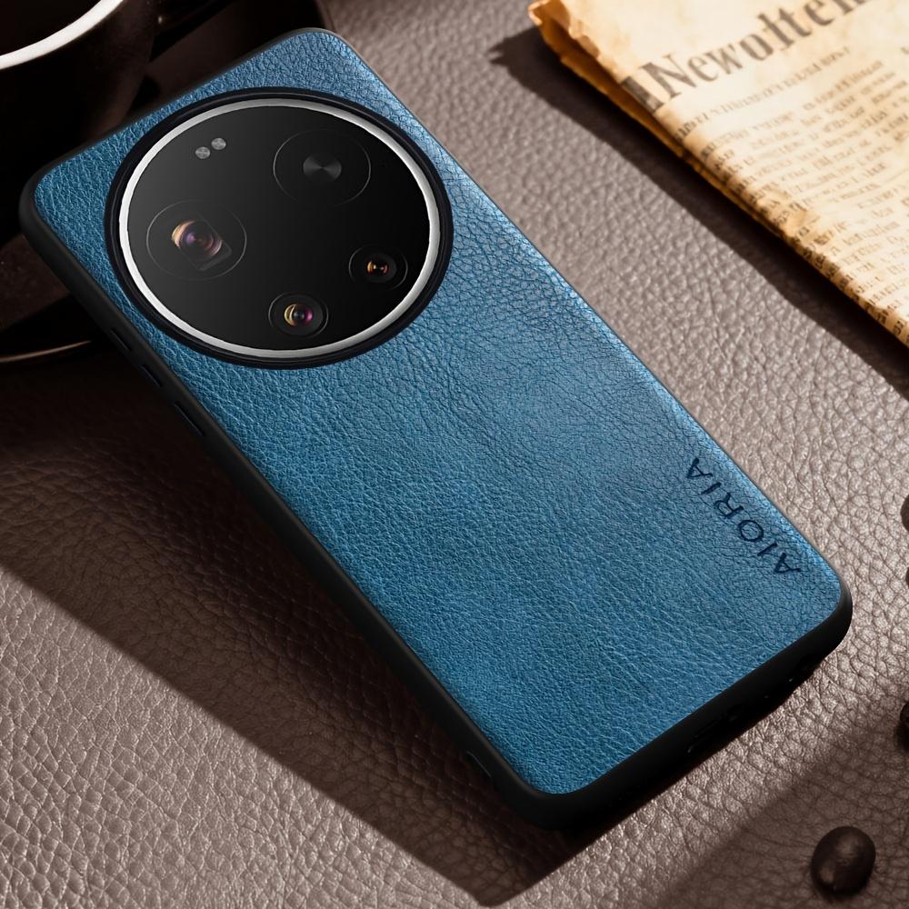 Phone Case - Luxury Case for Xiaomi 17 Ultra Pro Max 17T Pro Retro Fashion Natural Texture Solid Color Anti-Fingerprints Faux Leather Precise Camera