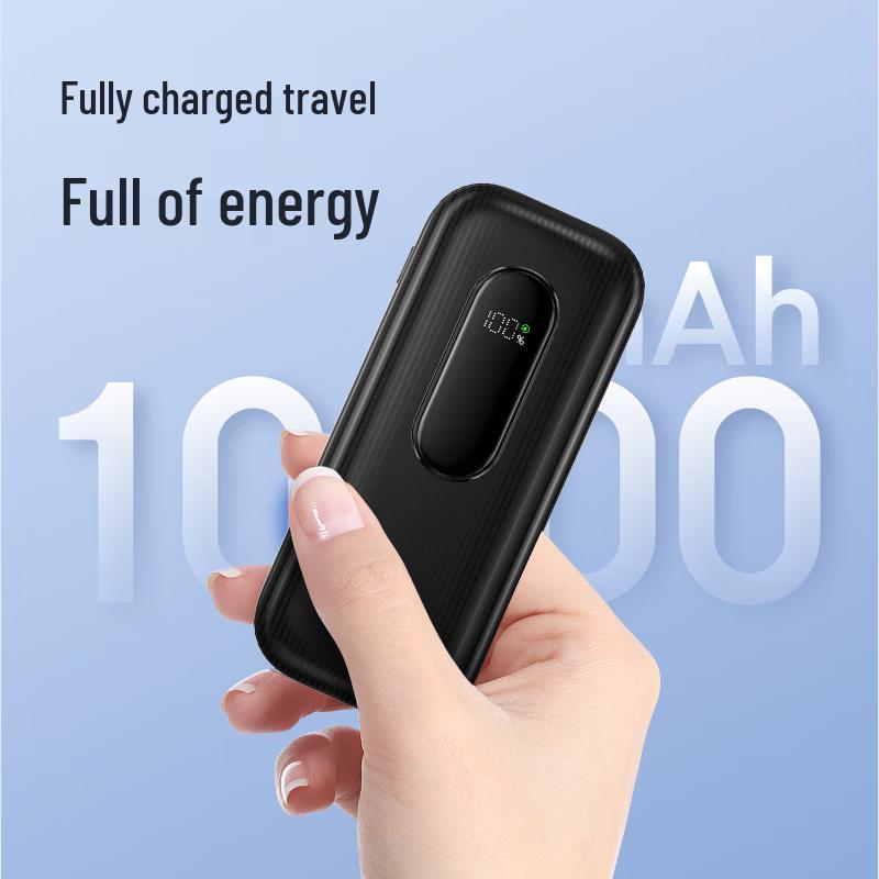 Newmine AL35 10000mAh Power Bank with Built-in Cable