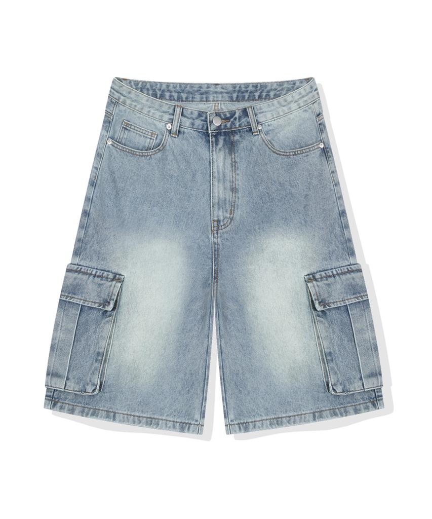 ULIFEZIP City Cargo Bermuda Half Denim Shorts 3 Colors [Ulzd_0024]