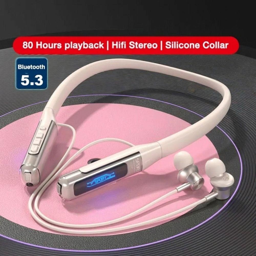 Hands-Free Wireless Headset Bass Stereo Neckband Earphones Fashion Bluetooth Headphone Sports