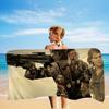 Thrilling Movie The W-Walking D-Dead Microfiber Blanket Quick Drying Towels Oversized Printing Super Absorbent Towel Blanket