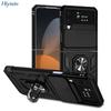 Защитный чехол в стиле "Солдат" с кольцом-держателем для Samsung Z Flip 6/Z Fold 7, защита от падений