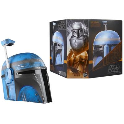Hasbro Звездные войны Черная серия Топор Войны Премиальный Электронный Звездный Взрослый Ролевая игра Эпохи Аутентичный Шлем, Войны Мандалорец, Предмет, 14+, F7686,
