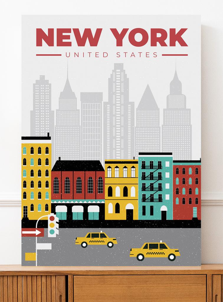 Poster New York New York Illustration