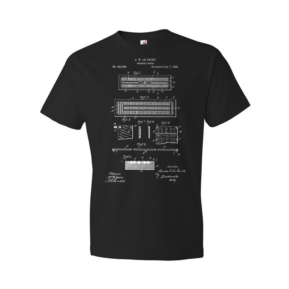 Cribbage Board Patent Shirt Cribbage Shirt Board Game Shirt Gaming Gifts